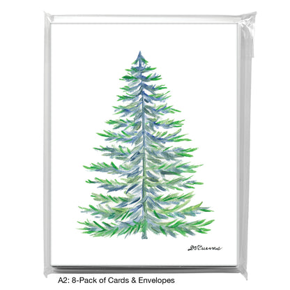 Noble Fir, Greeting Card (8706), A2 8-Pack, printedcanvas.com