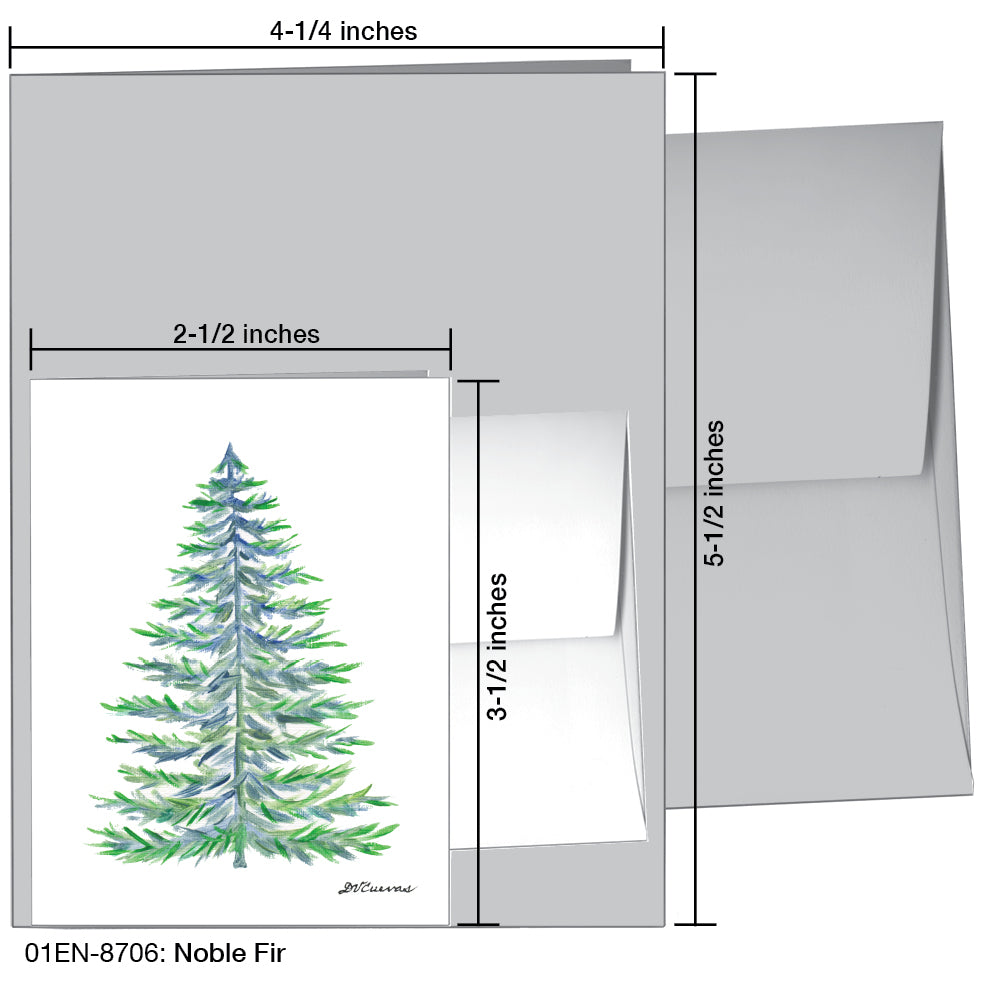 Noble Fir, Greeting Card (8706), Enclosure, printedcanvas.com