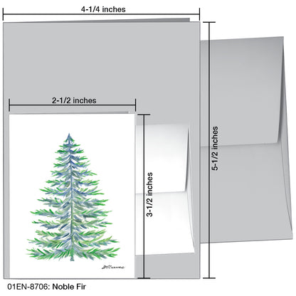 Noble Fir, Greeting Card (8706), Enclosure, printedcanvas.com