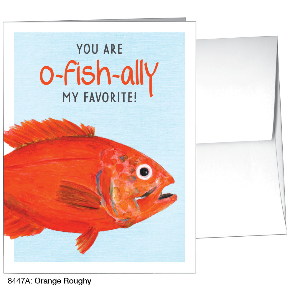 Orange Roughy, Greeting Card (8447A), A2 Card, printedcanvas.com