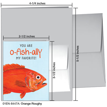 Orange Roughy, Greeting Card (8447A), Enclosure Card, printedcanvas.com