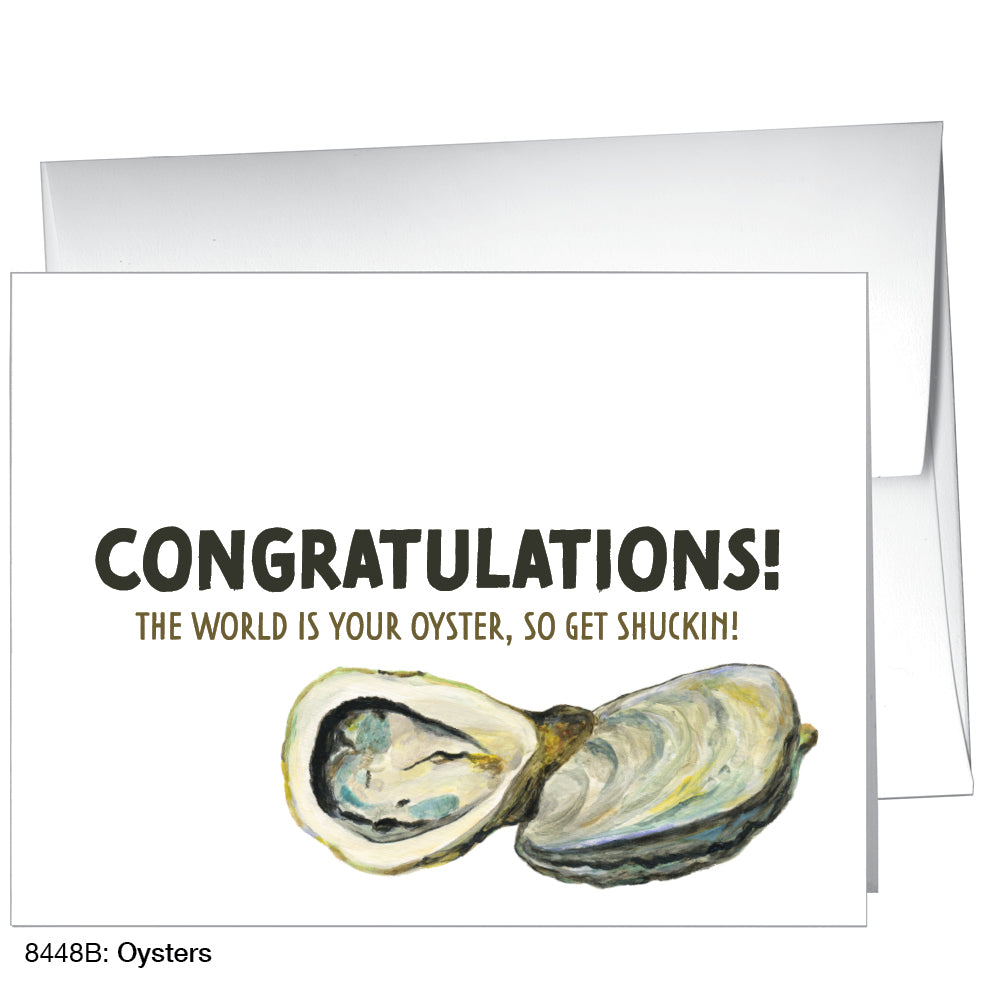 Oysters, Greeting Card (8448B), A2, printedcanvas.com
