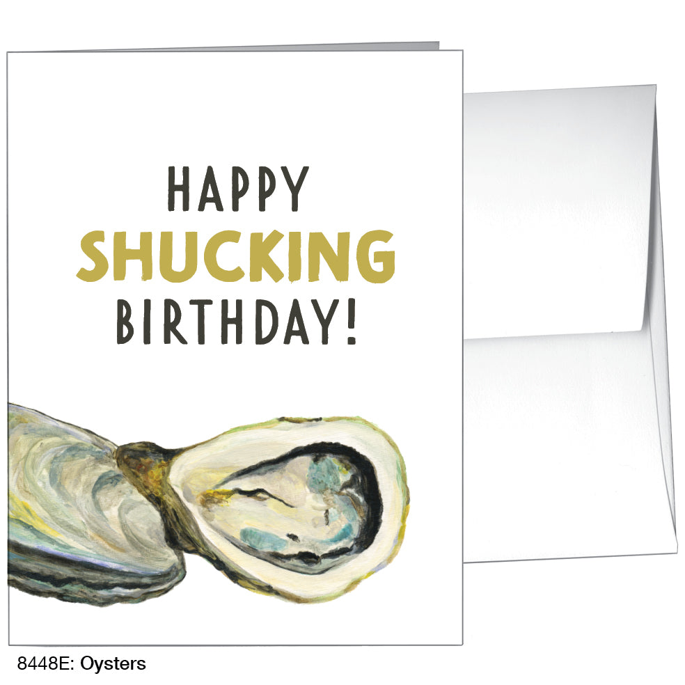 Oysters, Greeting Card (8448E), A2, printedcanvas.com