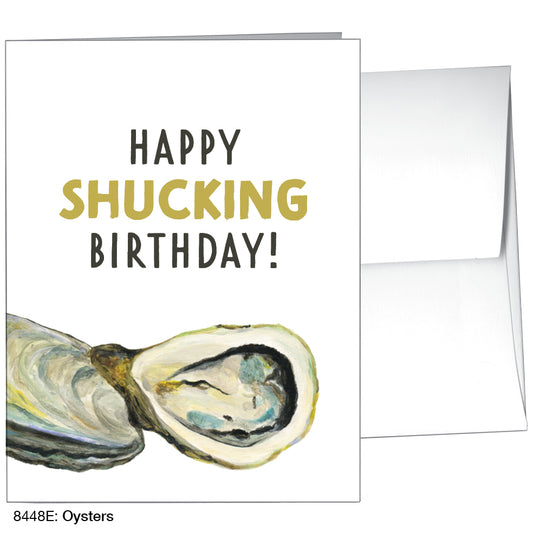 Oysters, Greeting Card (8448E), A2, printedcanvas.com