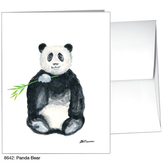 Panda Bear, Greeting Card (8642A), A2 Card Front, www.printedcanvas.com