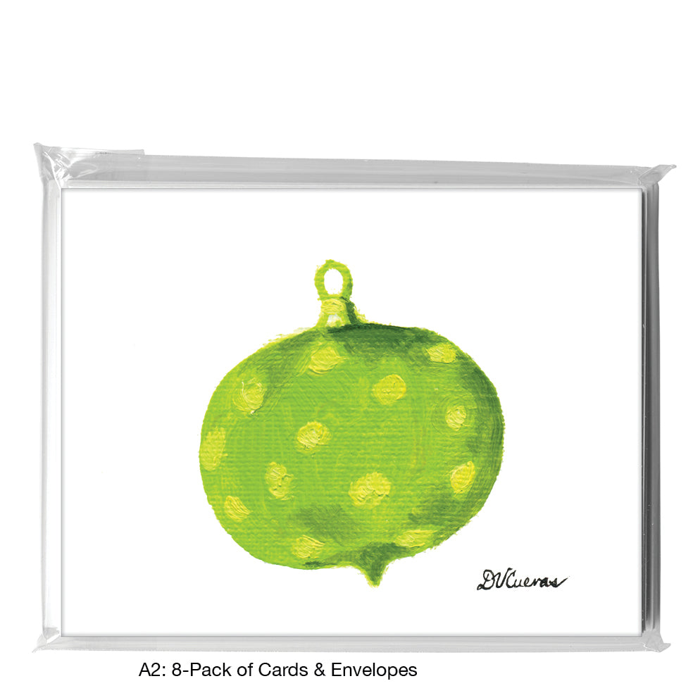 Ornament - Polka Dots, Greeting Card (7969), A2 8-Pack, printedcanvas.com