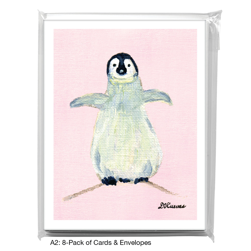 Penguins, Greeting Card (7316KA), A2 8-Pack, printedcanvas.com
