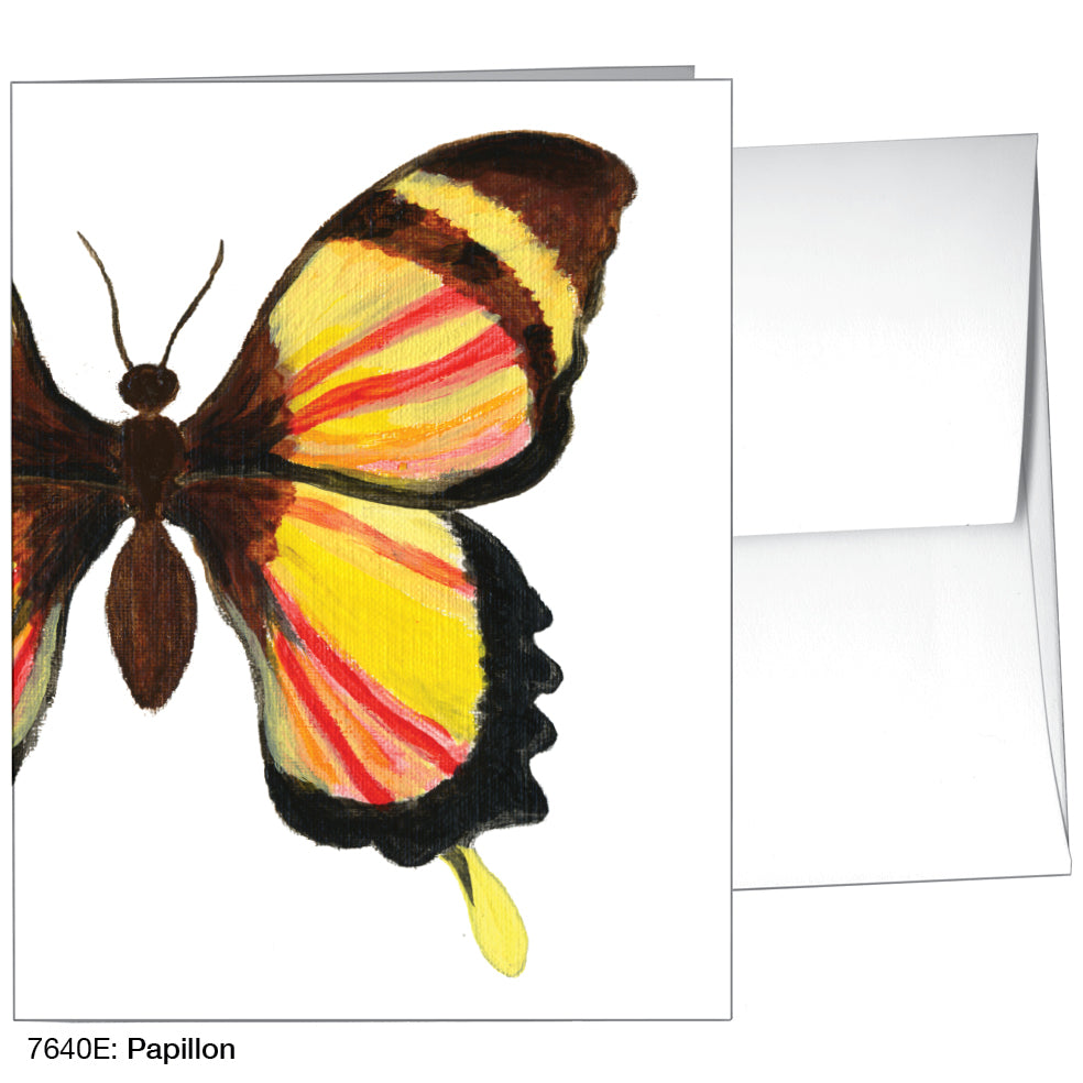 Papillon, Greeting Card (7640E), A2, printedcanvas.com