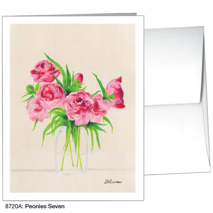 Peonies Seven, Greeting Card (8720A), A2, printedcanvas.com