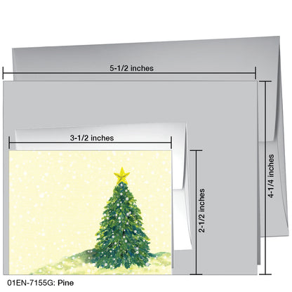 Pine, Greeting Card (7155G), Enclosure, printedcanvas.com