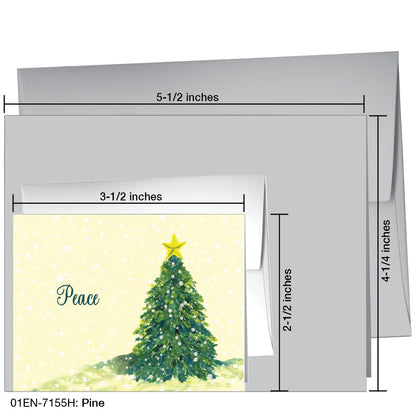 Pine, Greeting Card (7155H), Enclosure, printedcanvas.com