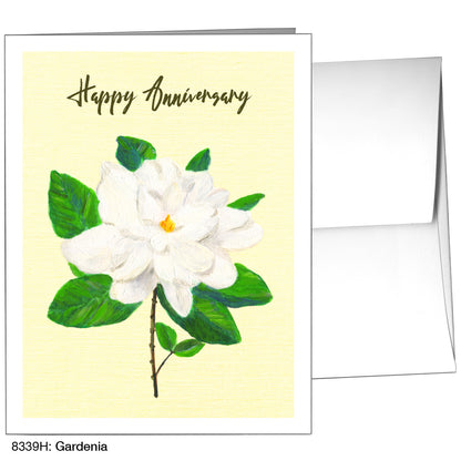 Gardenia, Greeting Card (8339H), A2 Card Front, www.printedcanvas.com