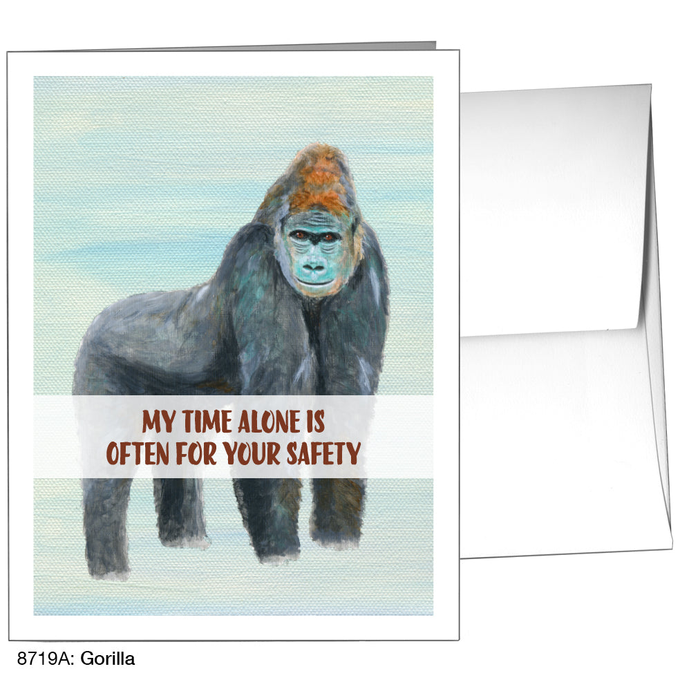 Gorilla, Greeting Card (8719A), A2, printedcanvas.com