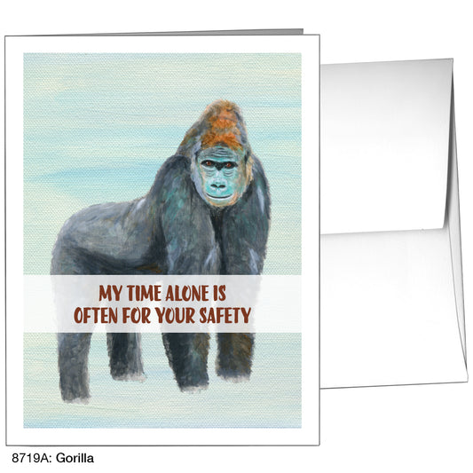 Gorilla, Greeting Card (8719A), A2, printedcanvas.com