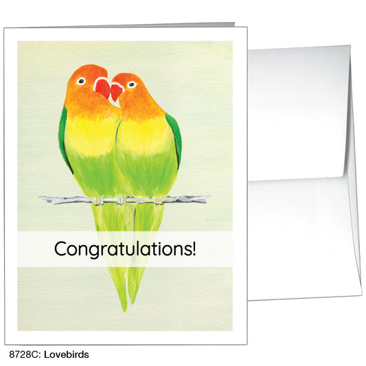 Lovebirds, Greeting Card (8728C), A2, printedcanvas.com
