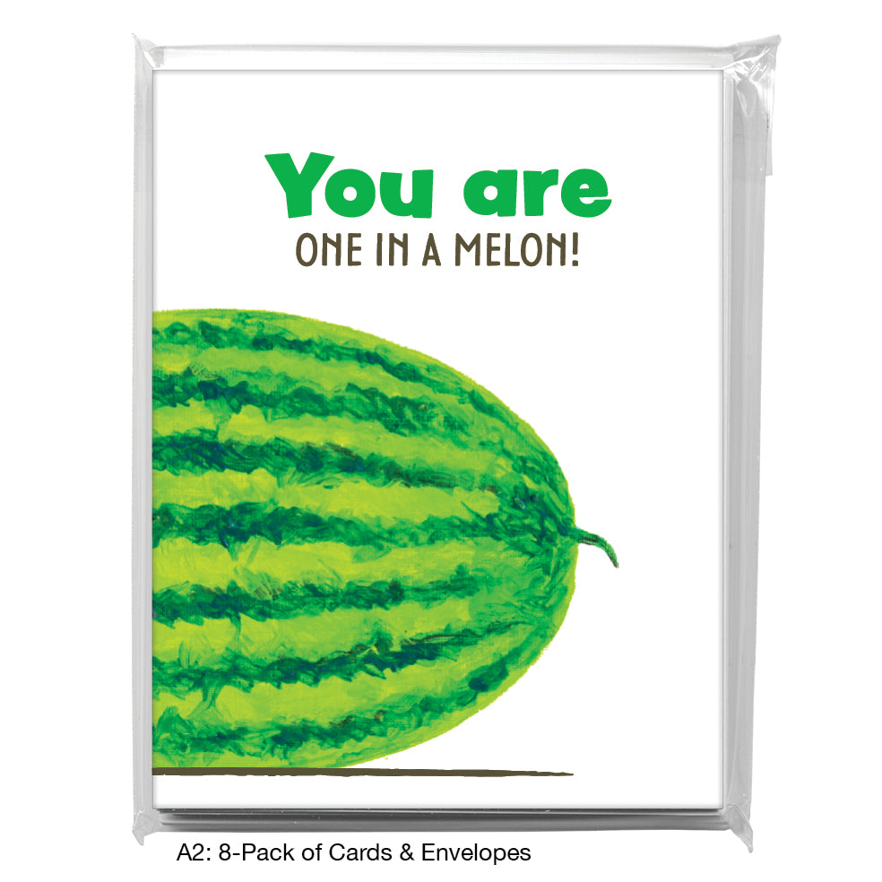 Ripe Watermelon, Greeting Card (8578B), A2 8-Pack, printedcanvas.com