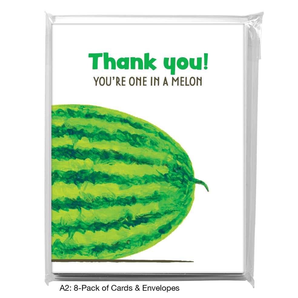 Ripe Watermelon, Greeting Card (8578C), A2 8-Pack, printedcanvas.com