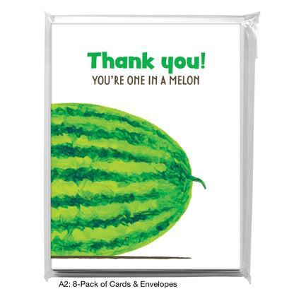 Ripe Watermelon, Greeting Card (8578C), A2 8-Pack, printedcanvas.com
