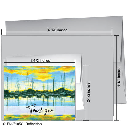 Reflection, Greeting Card (7105G), Enclosure, printedcanvas.com