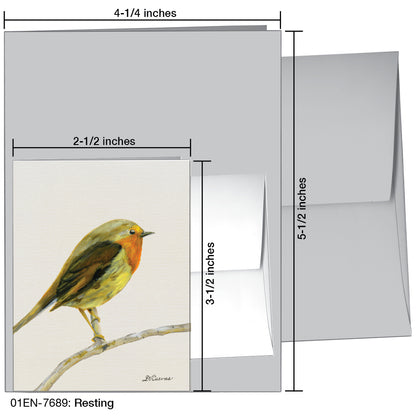 Resting, Greeting Card (7689), Enclosure, printedcanvas.com