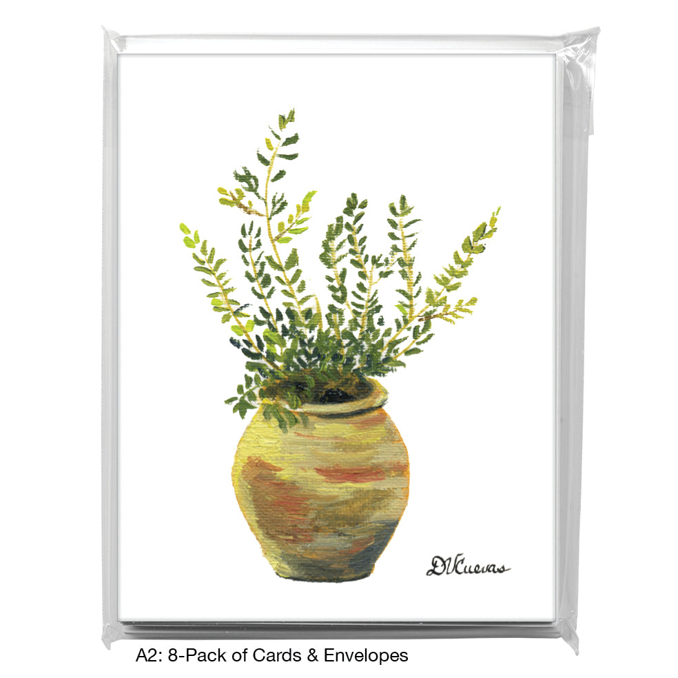 Potted Branches, Greeting Card (7183), A2 8-Pack, printedcanvas.com