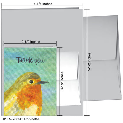 Robinette, Greeting Card (7685B), Enclosure, printedcanvas.com