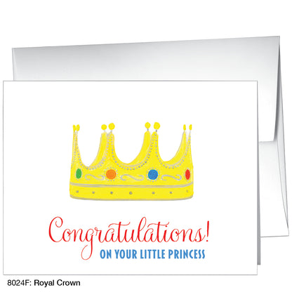 Royal Crown, Greeting Card (8024F), A2, printedcanvas.com