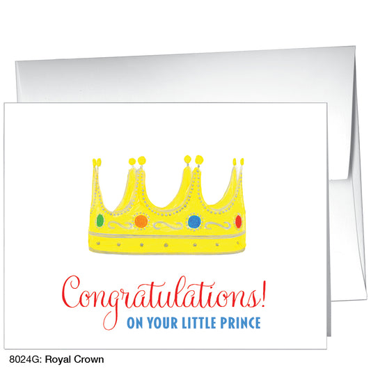 Royal Crown, Greeting Card (8024G), A2, printedcanvas.com