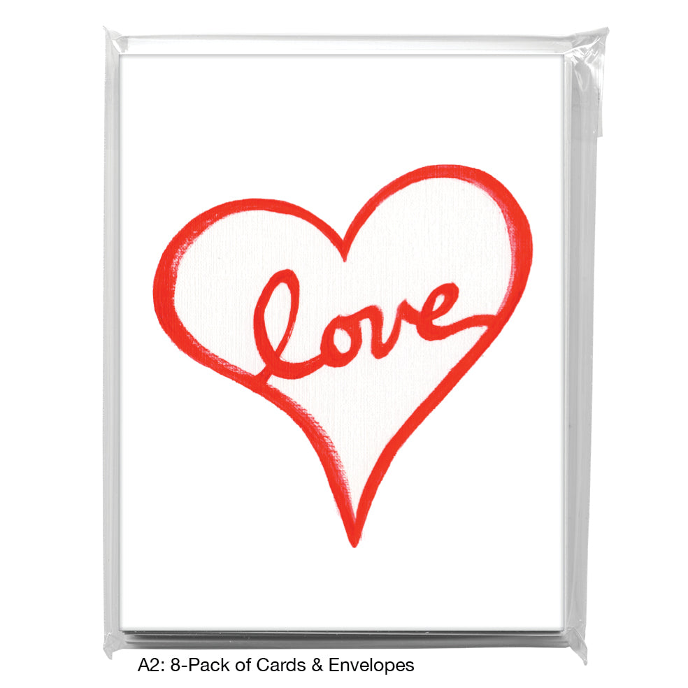 Love Inside, Greeting Card (8131), A2 8-Pack, printedcanvas.com