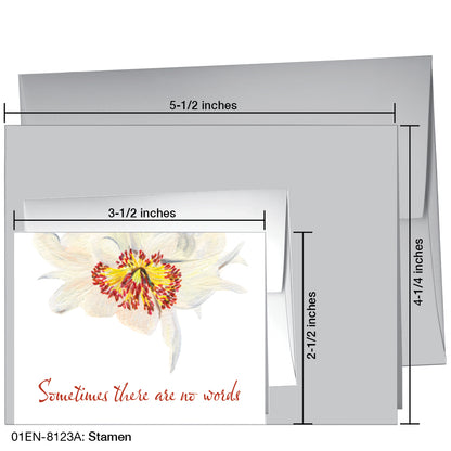 Stamen, Greeting Card (8123A), Enclosure, printedcanvas.com