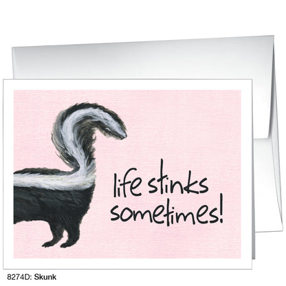 Skunk, Greeting Card (8274D), A2, printedcanvas.com