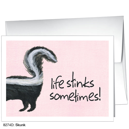 Skunk, Greeting Card (8274D), A2, printedcanvas.com