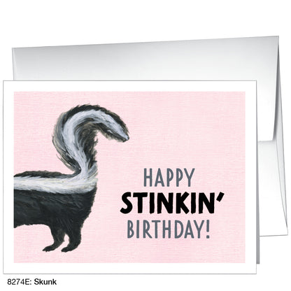 Skunk, Greeting Card (8274E), A2 Card, www.printedcanvas.com