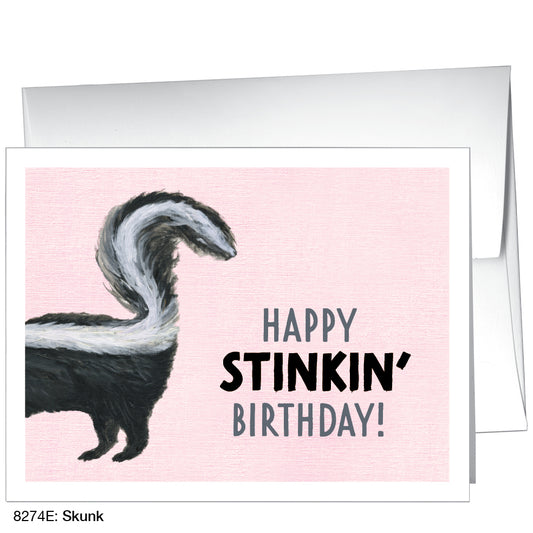 Skunk, Greeting Card (8274E), A2 Card, www.printedcanvas.com