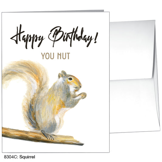 Squirrel, Greeting Card (8304C), A2, printedcanvas.com