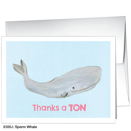 Sperm Whale, Greeting Card (8386J), A2, printedcanvas.com