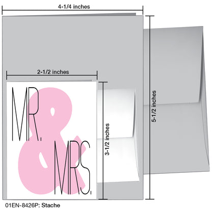 Stache, Greeting Card (8426P), Enclosure, printedcanvas.com