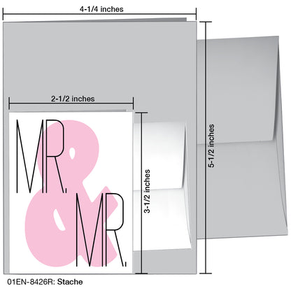 Stache, Greeting Card (8426R), Enclosure, printedcanvas.com