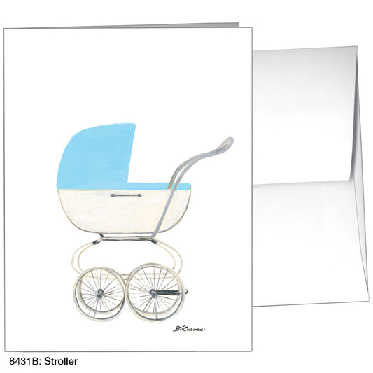 Stroller, Greeting Card (8431B), A2, printedcanvas.com
