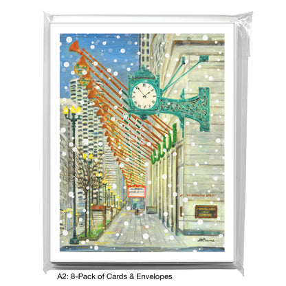 State Street, Chicago, Greeting Card (8503A), A2 8-Pack, printedcanvas.com