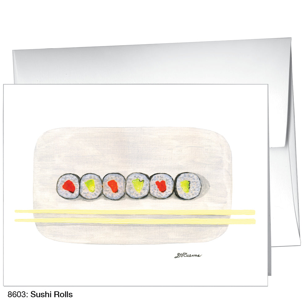 Sushi Rolls, Greeting Card (8603), A2, printedcanvas.com