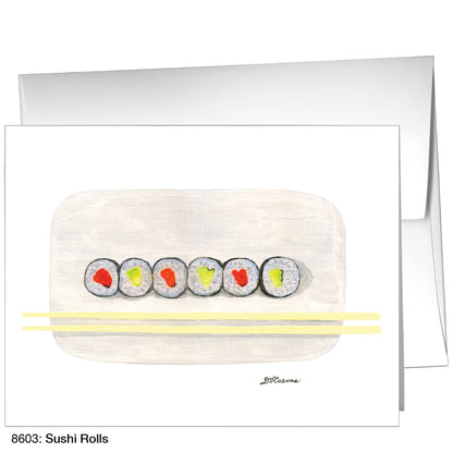 Sushi Rolls, Greeting Card (8603), A2, printedcanvas.com
