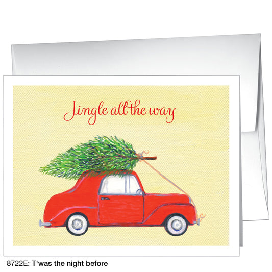 T'was the night before, Greeting Card (8722E), A2, printedcanvas.com