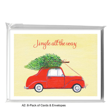 T'was the night before, Greeting Card (8722E), A2 8-Pack, printedcanvas.com