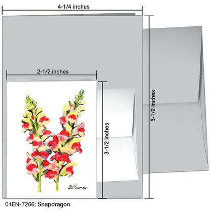 Snapdragon, Greeting Card (7266), Enclosure, printedcanvas.com