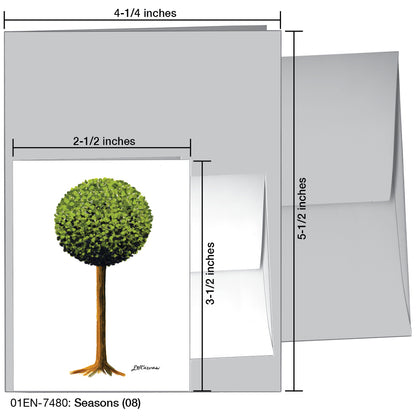 Seasons (08), Greeting Card (7480), Enclosure, printedcanvas.com
