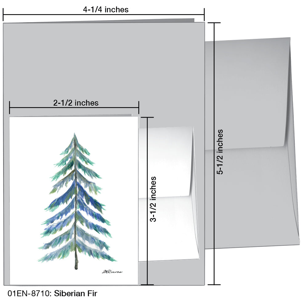 Siberian Fir, Greeting Card (8710), Enclosure, printedcanvas.com