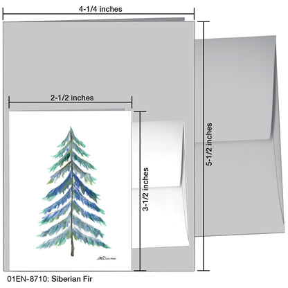 Siberian Fir, Greeting Card (8710), Enclosure, printedcanvas.com