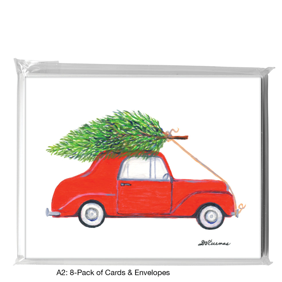 T'was the night before, Greeting Card (8722), A2 8-Pack, printedcanvas.com