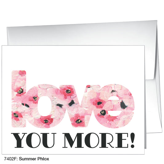 Summer Phlox, Greeting Card (7402F), A2, printedcanvas.com
